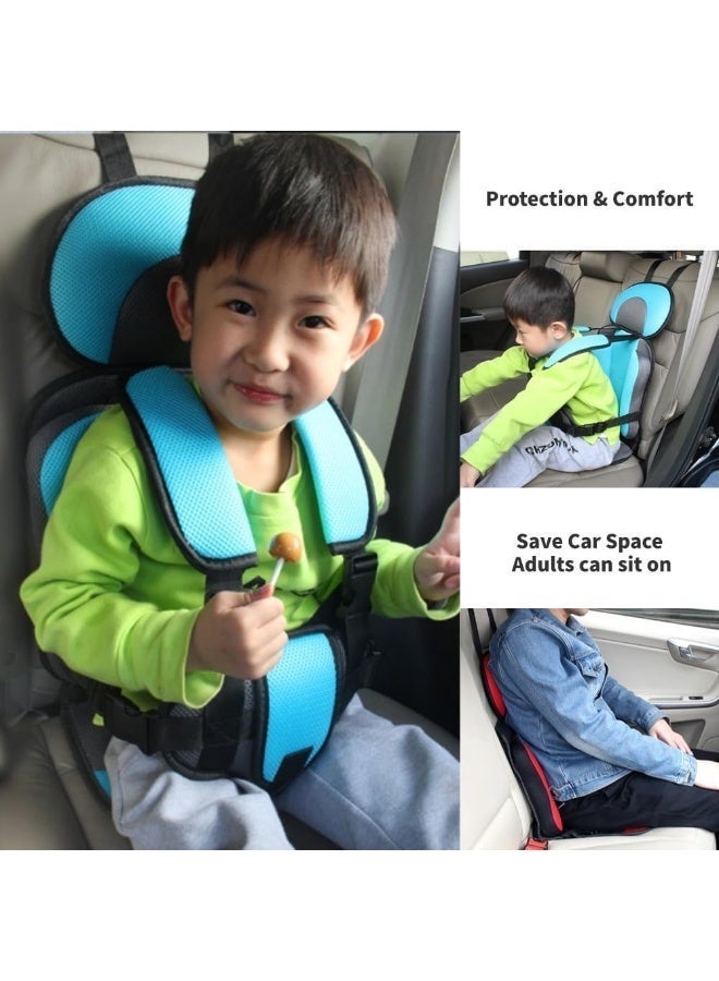 Soofam Portable Car Seat Cushion for Travel, Kids Car Seat | Travel Car Seat, Travel Harness with Adjustable Straps,Foldable Golf Cart Baby Seat,Ride Safer Travel Sest - Image 5